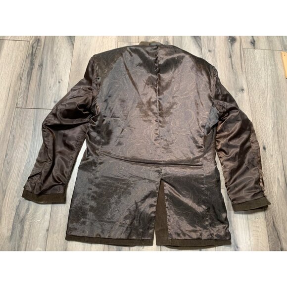 Chaps Men’s 38R Brown Corduroy 2 Button Sport Coat Single Vent Standard Notch 4 - Picture 6 of 11